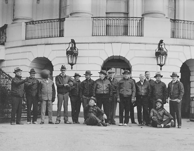 Historic photograph related to President Hoover and Hooverball